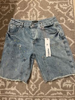 Size 34 purple jorts worn once