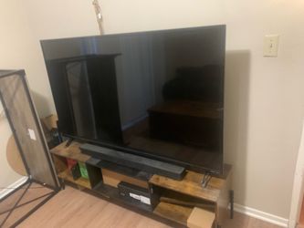 Long tv stand fits 65” tv + 2 nightstands
