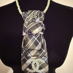 Custom Necktie Necklace, One-Of-A-Kind. $35.