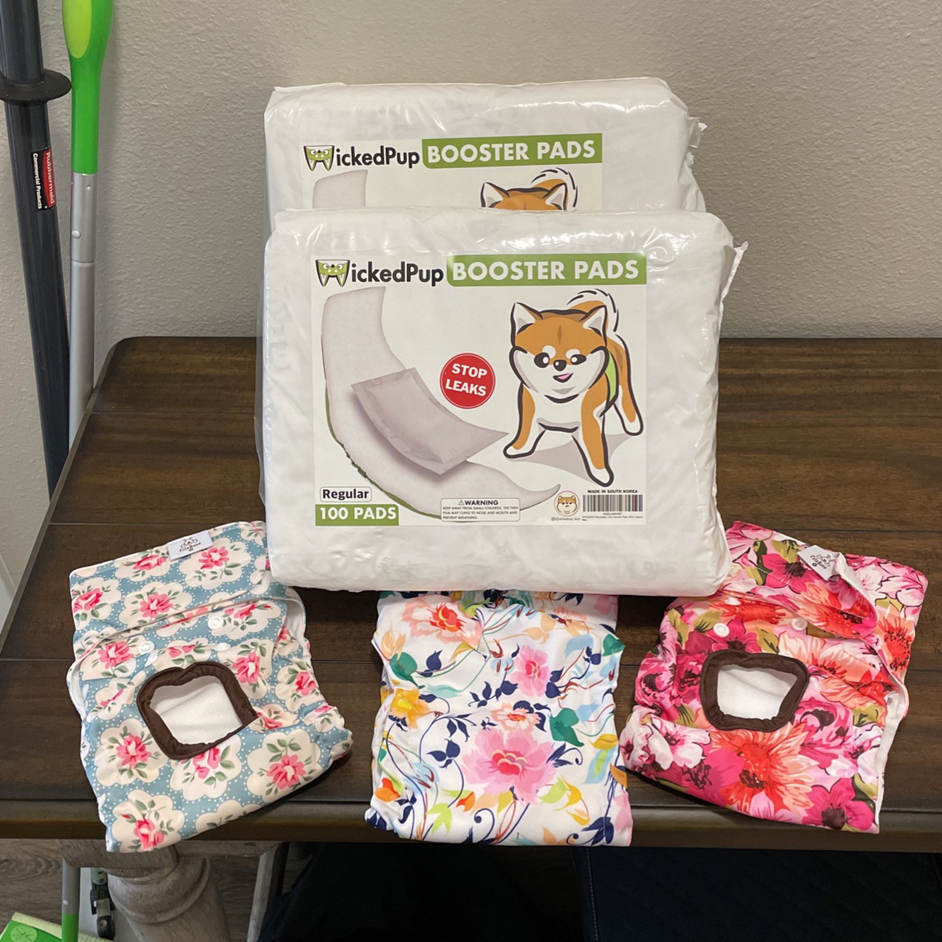 Doggie Diapers With Inserts
