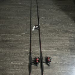 Abu Garcia Black Max Spinning Combo, 6'6" Medium Fishing Rod, 30 Size Reel