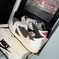 (ORIGINAL) Jordan 1 Retro Low OG TRAVIS SCOTT REVERSE MOCHA ‘s