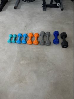 Neoprene Dumbbell 79 LB Bundle