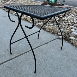 Mid Century Modern Tempestini Wrought Iron Nesting Table