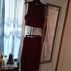 Madden Red Skirt And Top