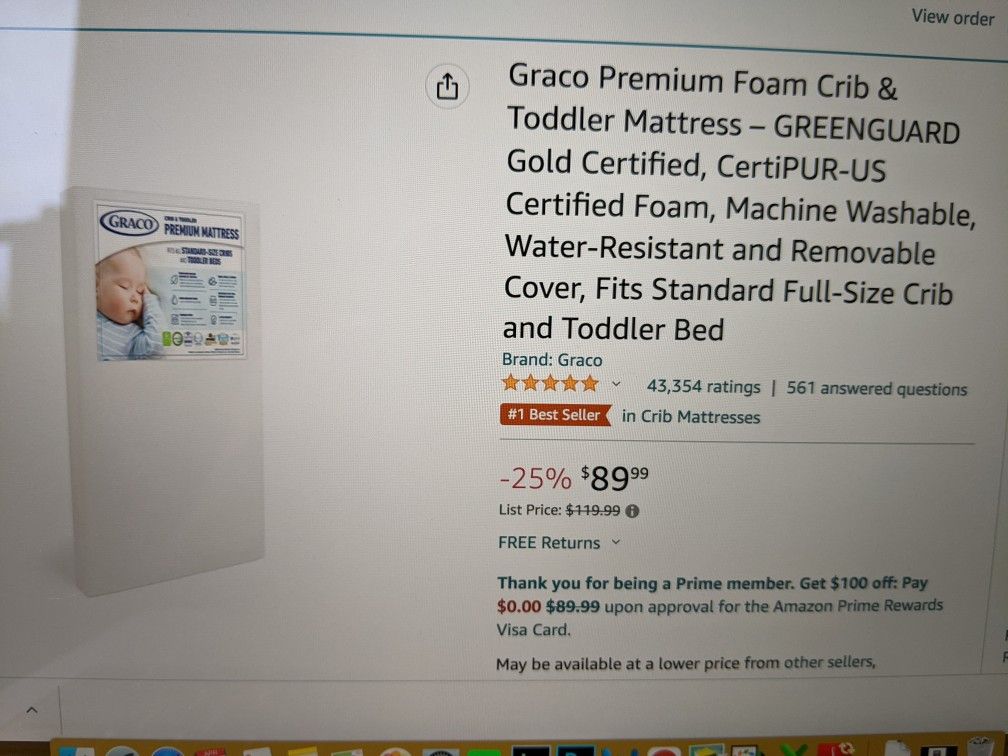 Mattress Graco Premium Foam Crib And Toddler Mattress price is Firm Baby safety