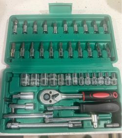 46pcs Herramientas 1/4dr. Socket set