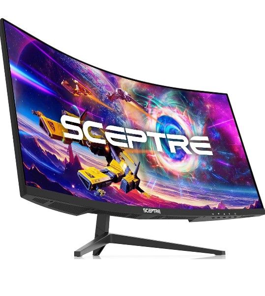 Sceptre 30" Curved Ultrawide Gaming Monitor – 2560x1080, 200Hz, Built-in Speakers