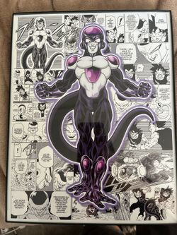 NEW BLACK FRIEZA POSTER
