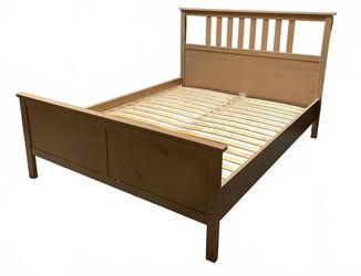 Ikea Queen Pine Bed Frame