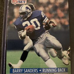 2 Barry Sanders Rookie Cards