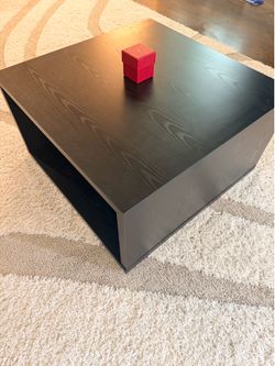 Black coffee table