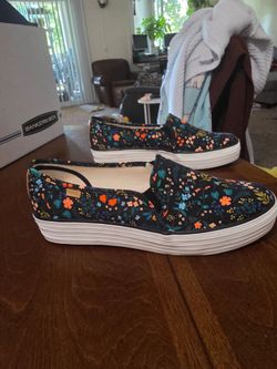 Keds Platform Slip-On Sneakers Floral Print