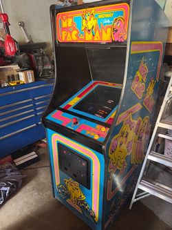 Ms Pacman Bally Midway Arcade Cabinet All Original Working