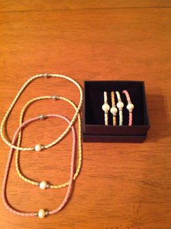 Necklaces and bracelets