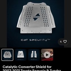 Tundra Catalytic Converter Shield