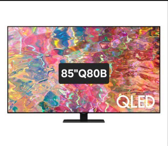 SAMSUNG 85'' INCH QLED 4K SMART TV Q80B ACCESSORIES INCLUDED 