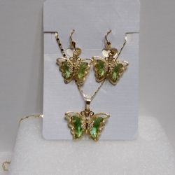 14k Oro Laminado Set 3 Piezas 