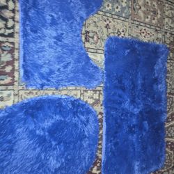 3piece Fur Restroom Set