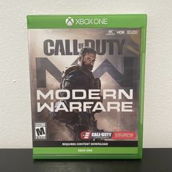 Call Of Duty Modern Warfare Xbox One Like New COD Video Game 2019