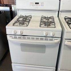 Hot Point 30”Wide Gas Range Stove In White
