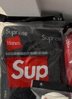 Black supreme socks