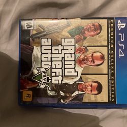 Grand Theft Auto V GTA 5 Premium Edition Sony PlayStation 4 PS4 Complete w/  Map