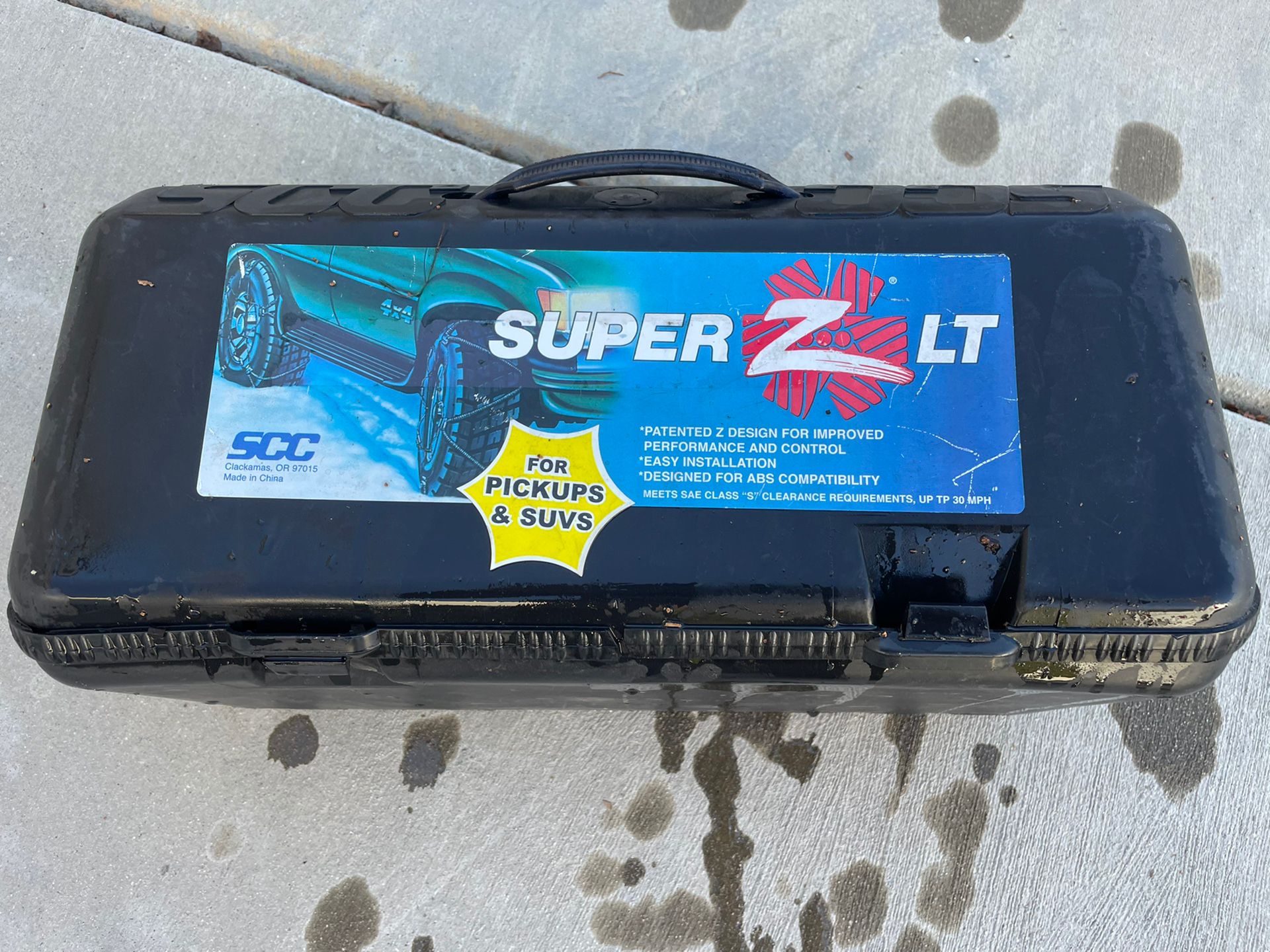 Security Chain Company ZT747 Super Z LT Light Truck and SUV Tire Traction Chain - Set of 2