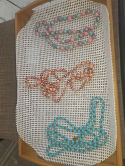 Woman's Vintage Necklaces ( 18 of them) 3 with matching earrings