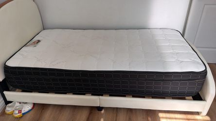 Full Size Mattress & Bed Frame - Clean and Comfortable