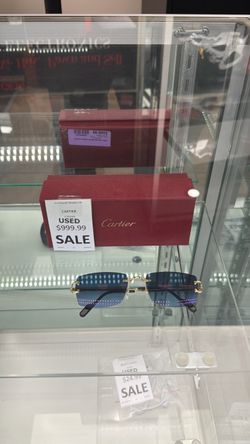 Cartier Rimless Sunglasses with Case