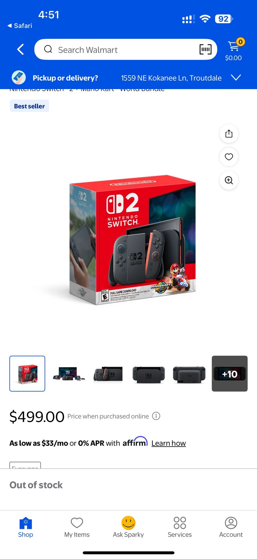 Nintendo Switch 2 Mario Kart Edition Brand New