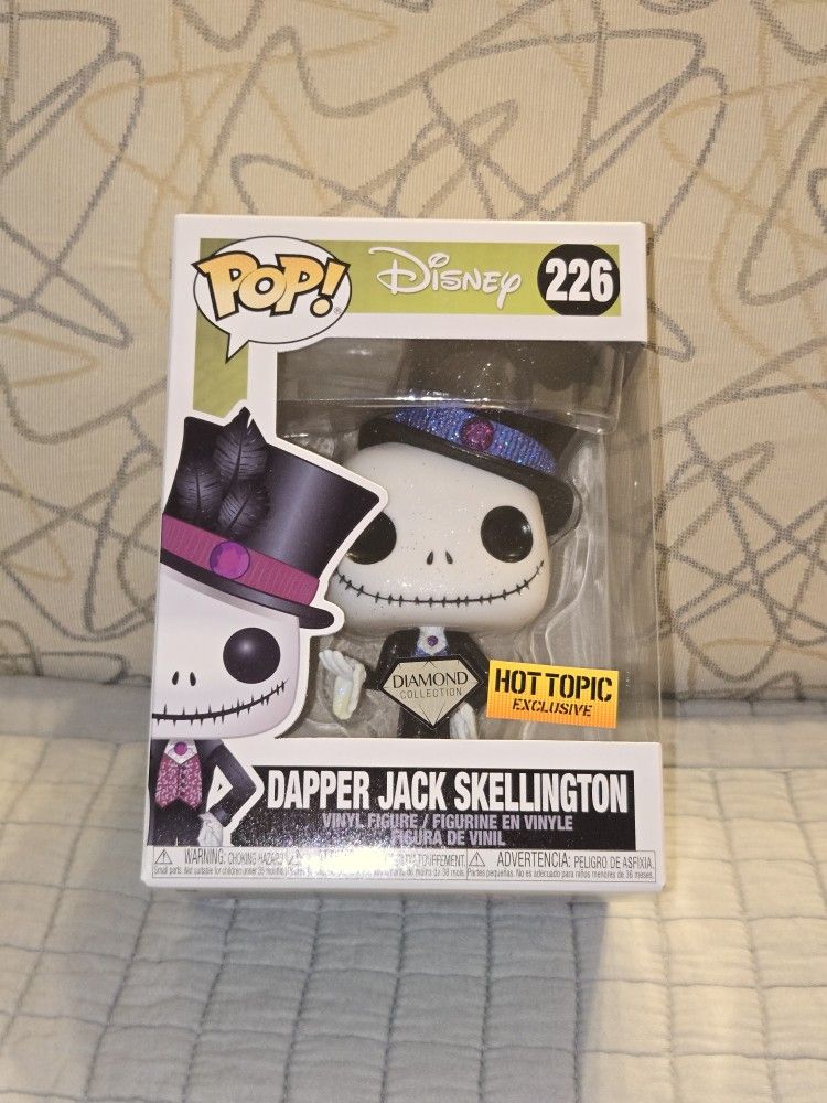 Disney NBX Jack Skellington Dapper EXCLUSIVE VAULTED DIAMOND Funko Pop