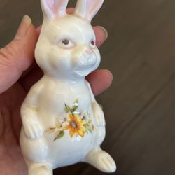 🐇  Vintage Bone China Rabbit Figurine