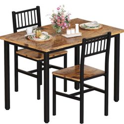 Dining Room Table Set 3 Piece 