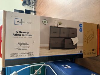 Mainstays 5 Drawer Fabric Dresser