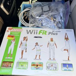 Complete Nintendo Wii System, and Wii Fit Plus With Game