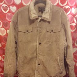 Adult Lined Suede Leather Jacket Size XL $15