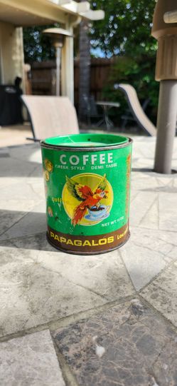 Antique coffee can