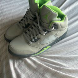 Air Jordan 5 Retro ‘Green Bean’ “2022” ( Size 12 Us Men)