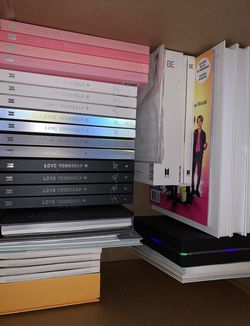 36 BTS OFFICIAL ALBUMS