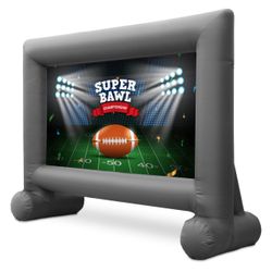 Projector Screen & Blower Motor 14ft inflatable projector screen