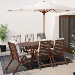 IKEA Applaro Leaf Table And Chairs