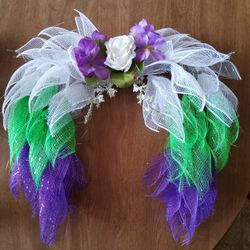 Hand Made Angel Wing Wreath 