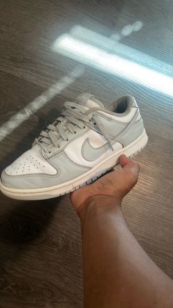 nike dunks grey fog