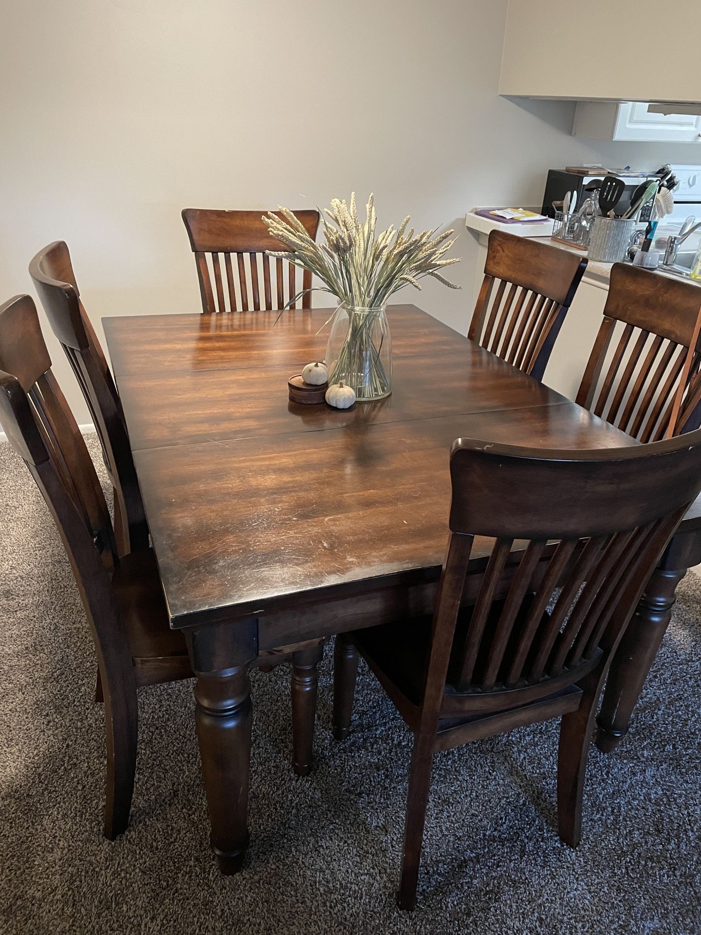 World Market - Solid Wood Table And Chairs 