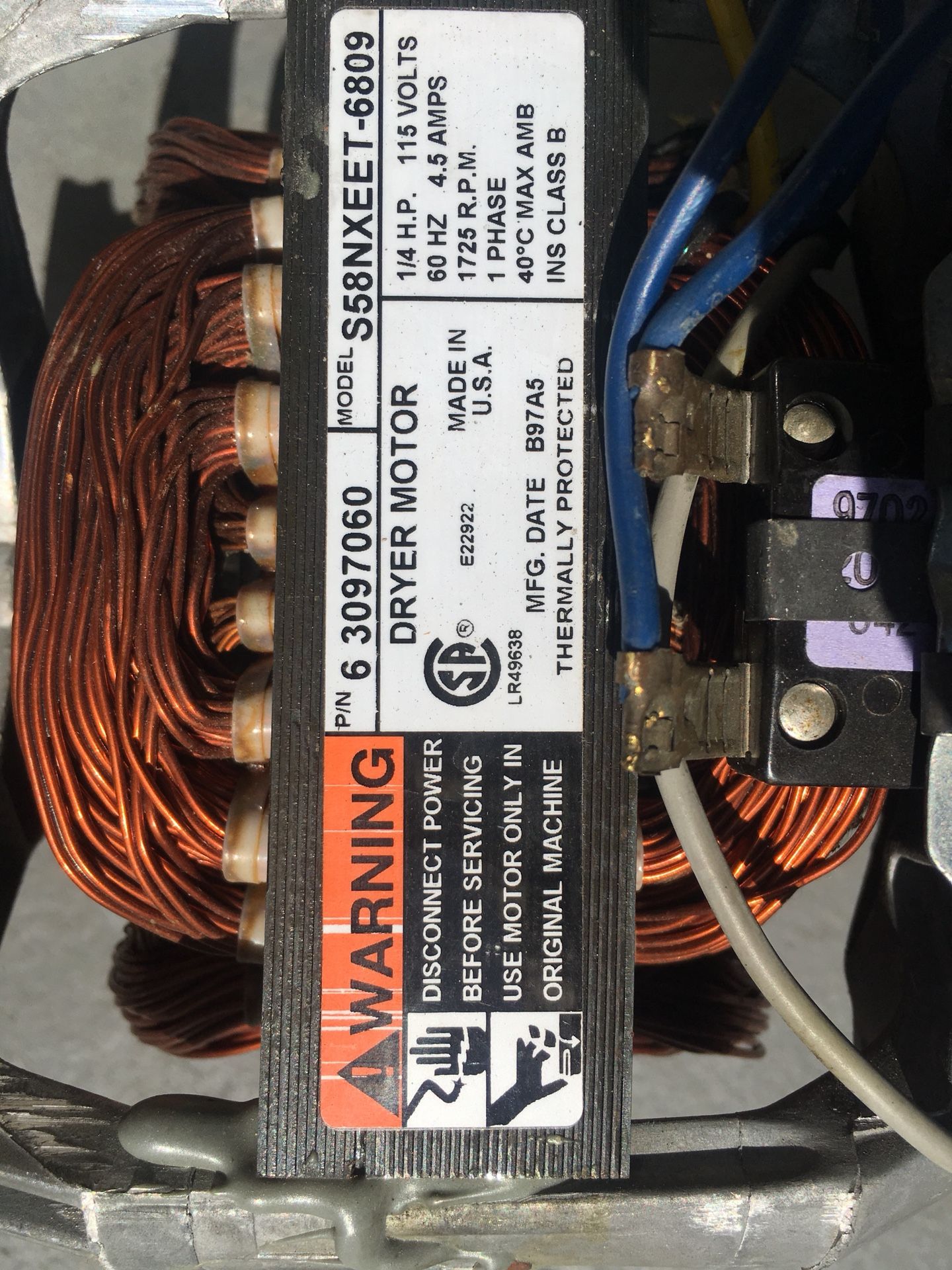 Dryer Motor