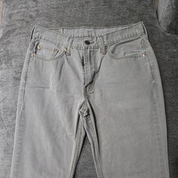 Levis Mens Jeans, Style 514, Size 32×30, Color Gray