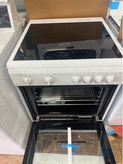 Summit stove 24” white 220 electric.