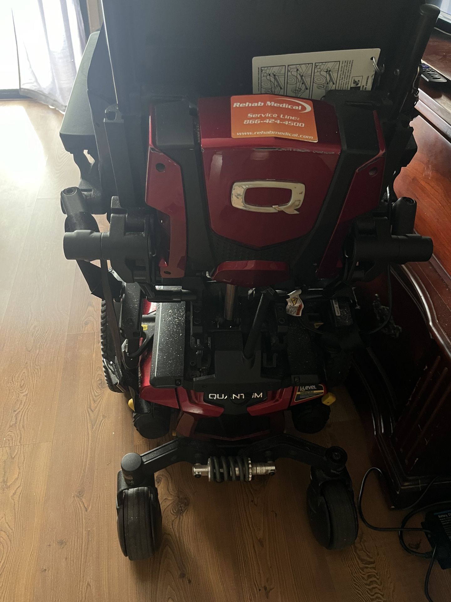 Like New Quantum Electric Wheelchair And Charger I